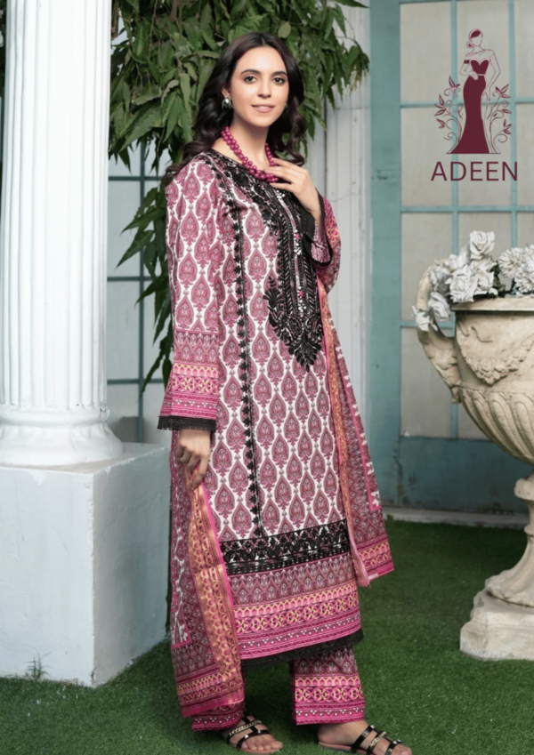 3-Piece Lawn Suit – Embroidered - Image 6