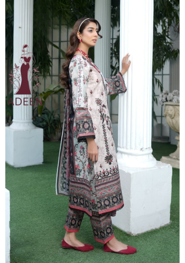 Embroidered - Lawn 3pcs - Image 5