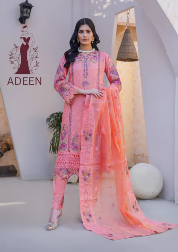 Embroidered - Lawn 3pcs