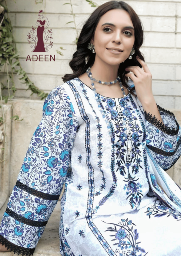 Embroidered - Lawn 3pcs