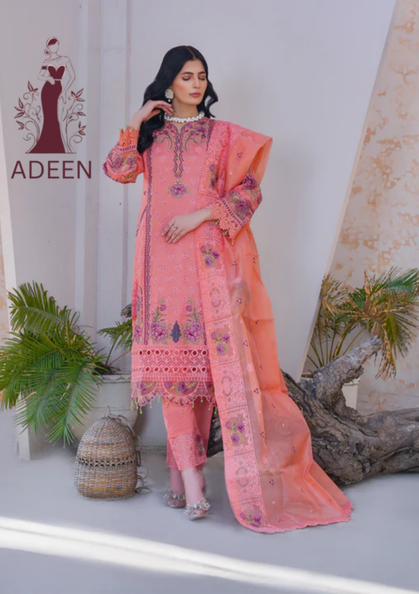 Embroidered - Lawn 3pcs - Image 4