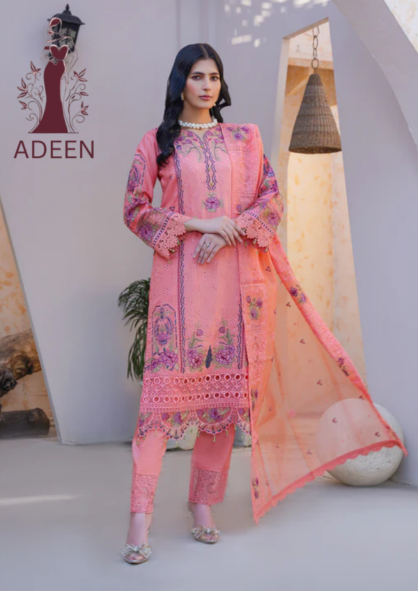 Embroidered - Lawn 3pcs - Image 5