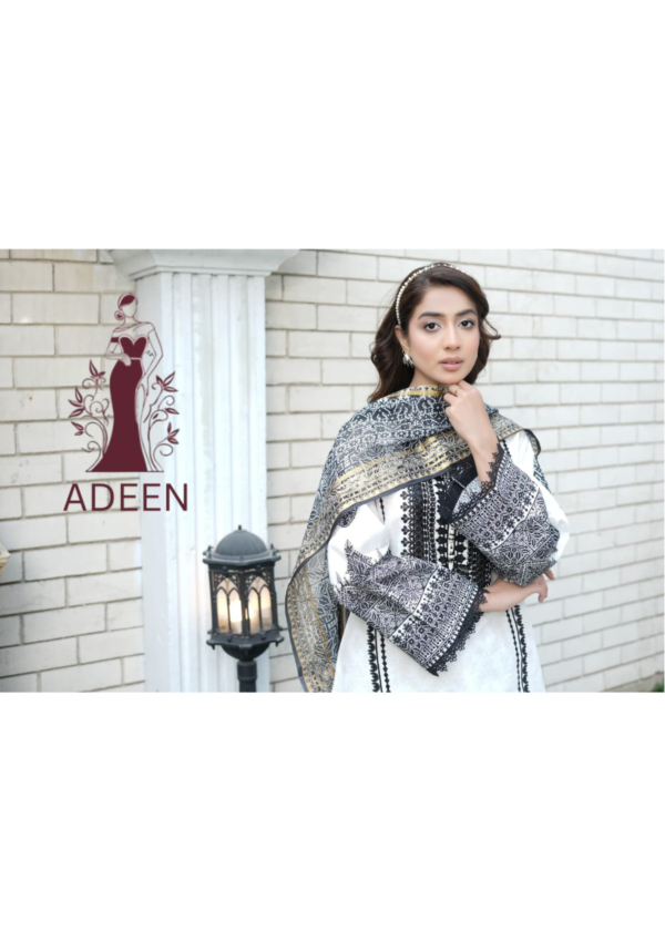 Embroidered - Lawn 3pcs - Image 5