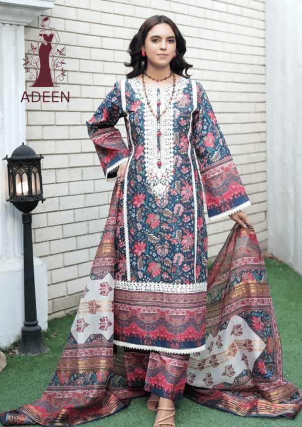 Embroidered - Lawn 3pcs