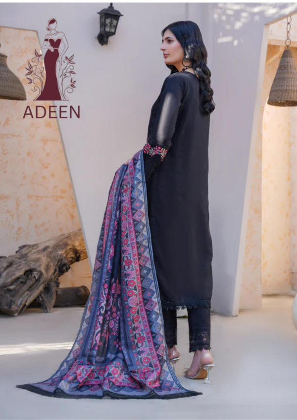 Embroidered - Lawn 3pcs - Image 3