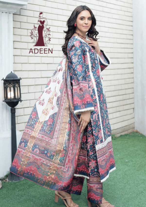 Embroidered - Lawn 3pcs - Image 3