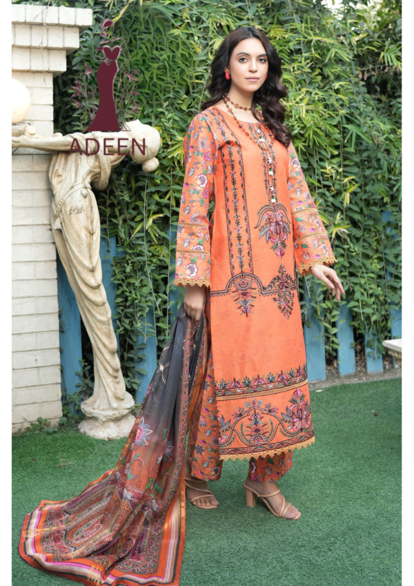 Embroidered - Lawn 3pcs