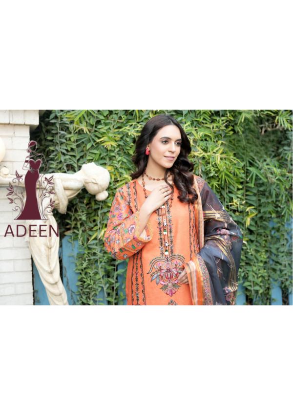 Embroidered - Lawn 3pcs - Image 3