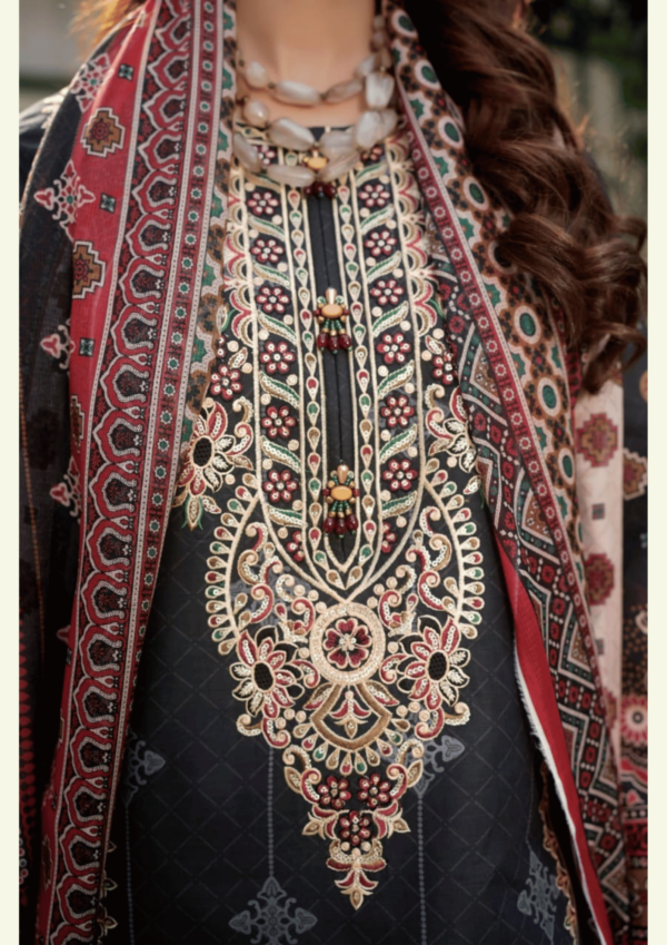 Embroidered - Lawn 3pcs - Image 5