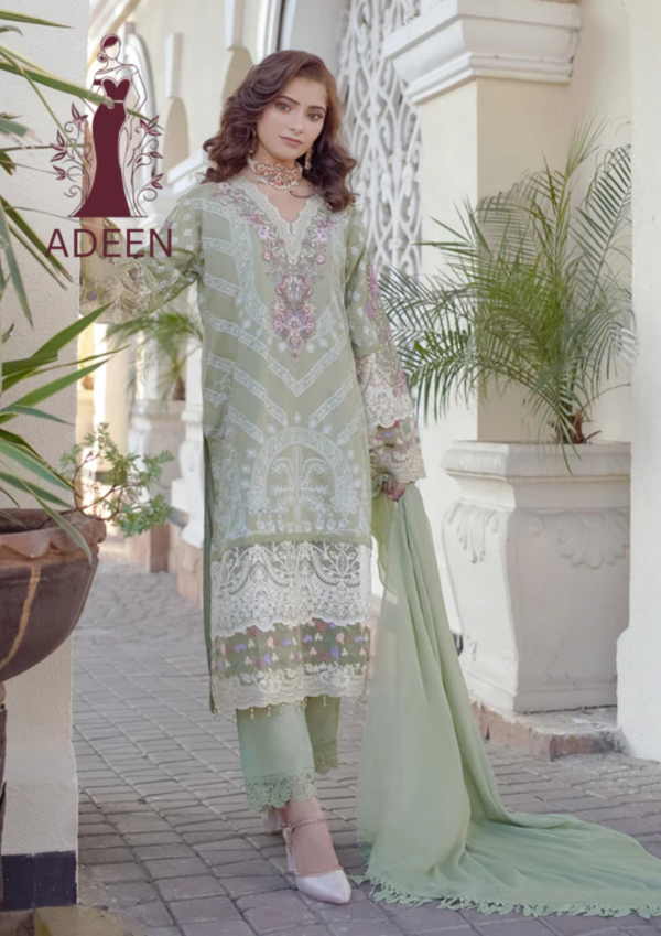 Embroidered - Lawn 3pcs - Image 3