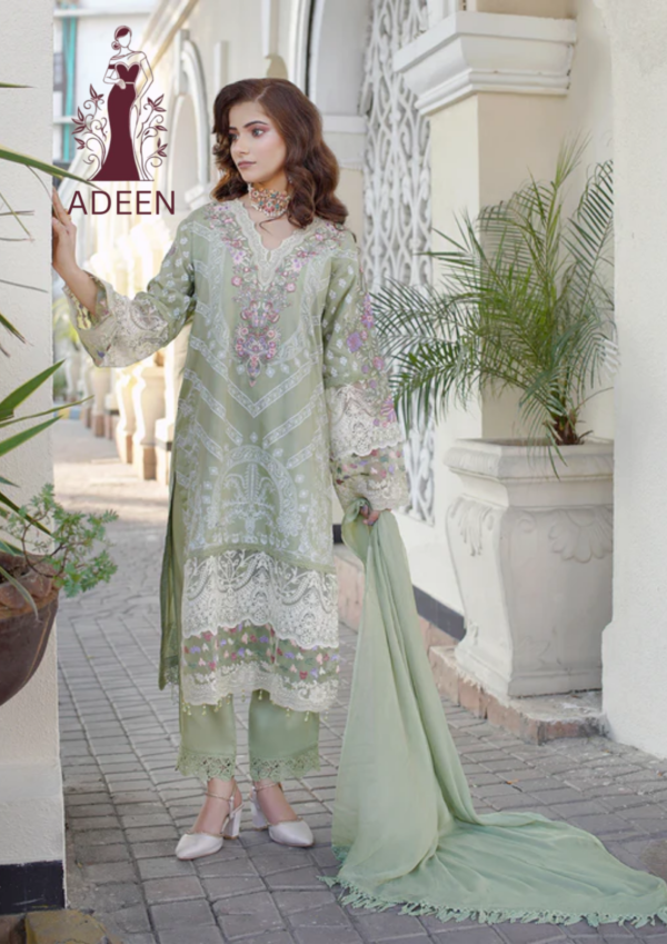 Embroidered - Lawn 3pcs