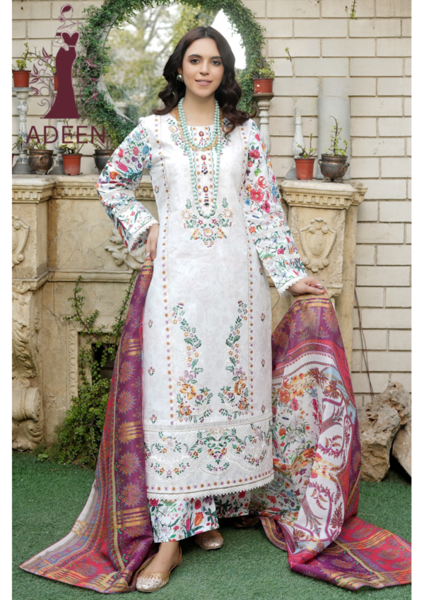 Embroidered - Lawn 3pcs