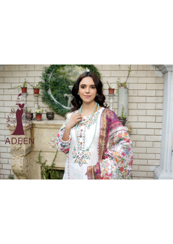 Embroidered - Lawn 3pcs - Image 2