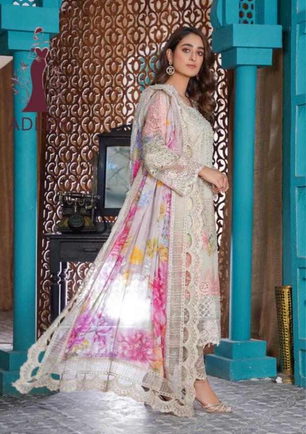 Embroidered - Lawn 3pcs - Image 4