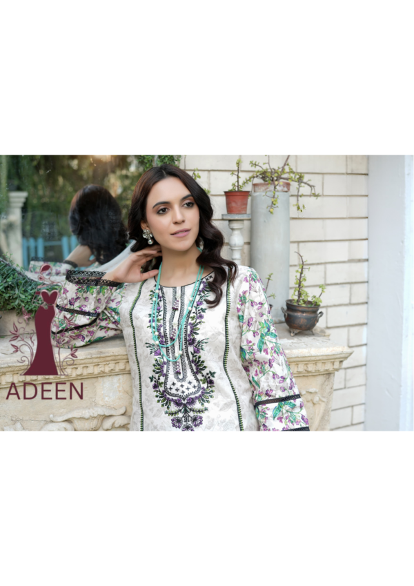 Embroidered - Lawn 3pcs - Image 7