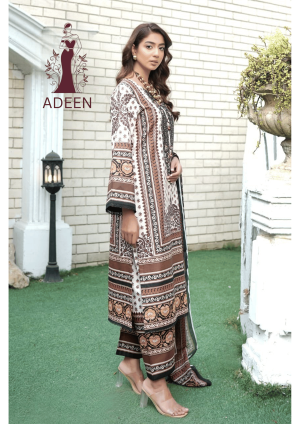 Embroidered -Lawn 3pcs - Image 6