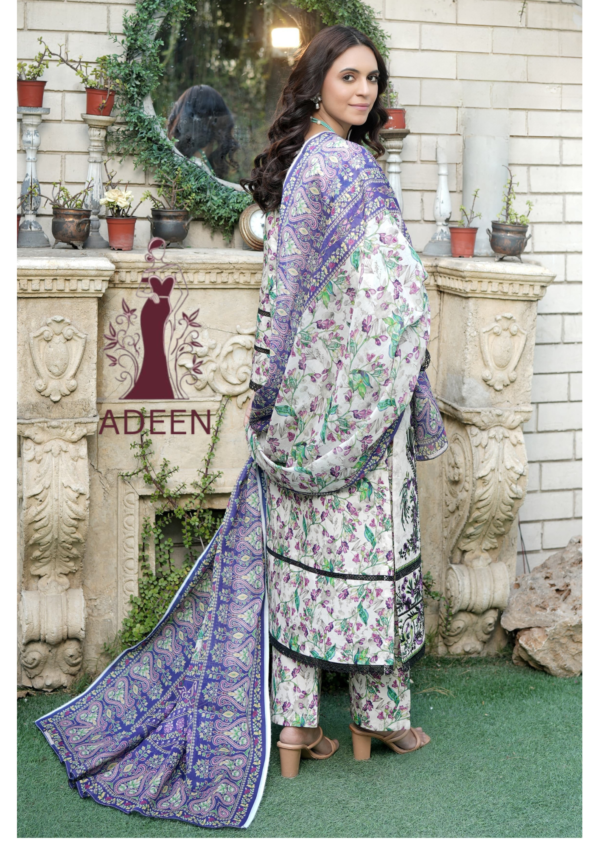 Embroidered - Lawn 3pcs - Image 5