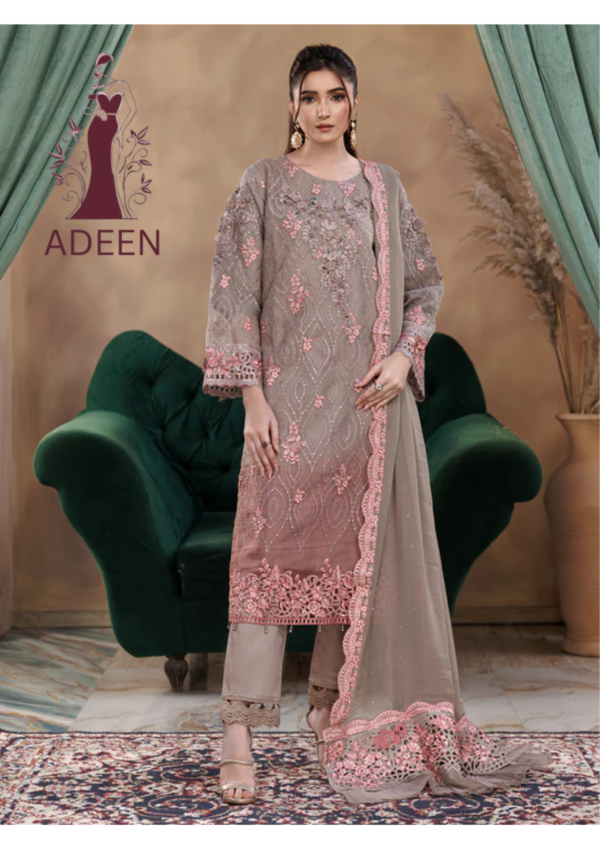 Embroidered - Lawn 3pcs