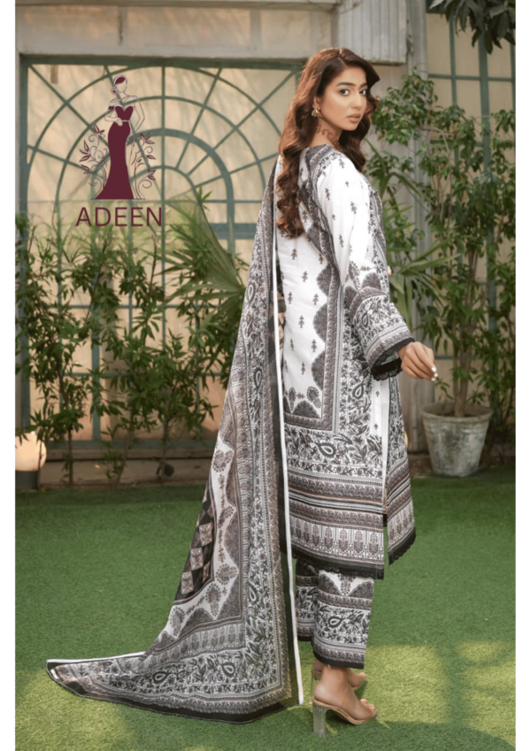 Embroidered - Lawn 3pcs - Image 6