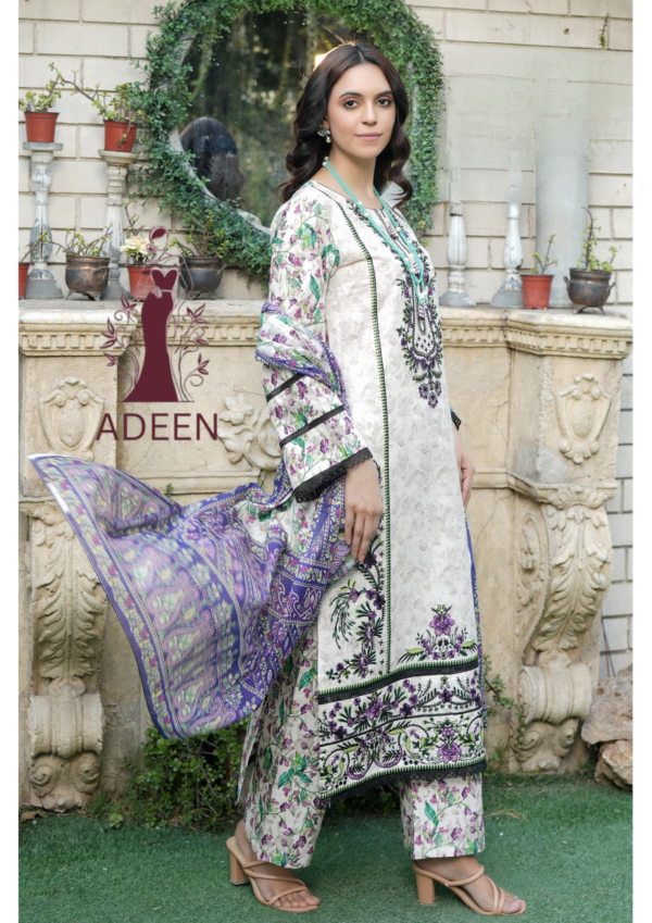Embroidered - Lawn 3pcs