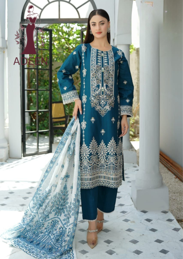Embroidered - Lawn 3pcs