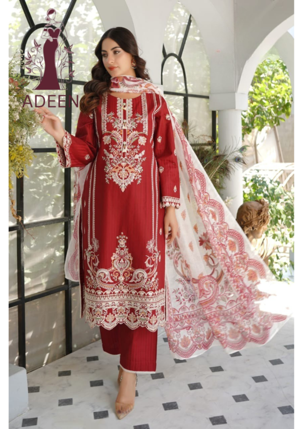 Embroidered - Lawn 3pcs